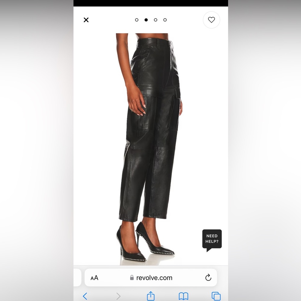 NWT GRLFRND Gianna Leather Pants